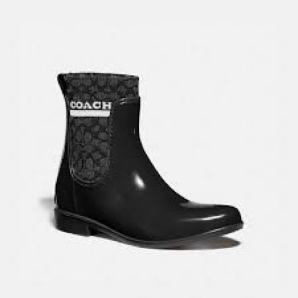 🚩Coach Rivington Rain Bootie size 9
